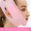 Ceinture de modelage du visage en silicone en forme de V, taille unique, rose 8