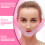 Ceinture de modelage du visage en silicone en forme de V, taille unique, rose 6