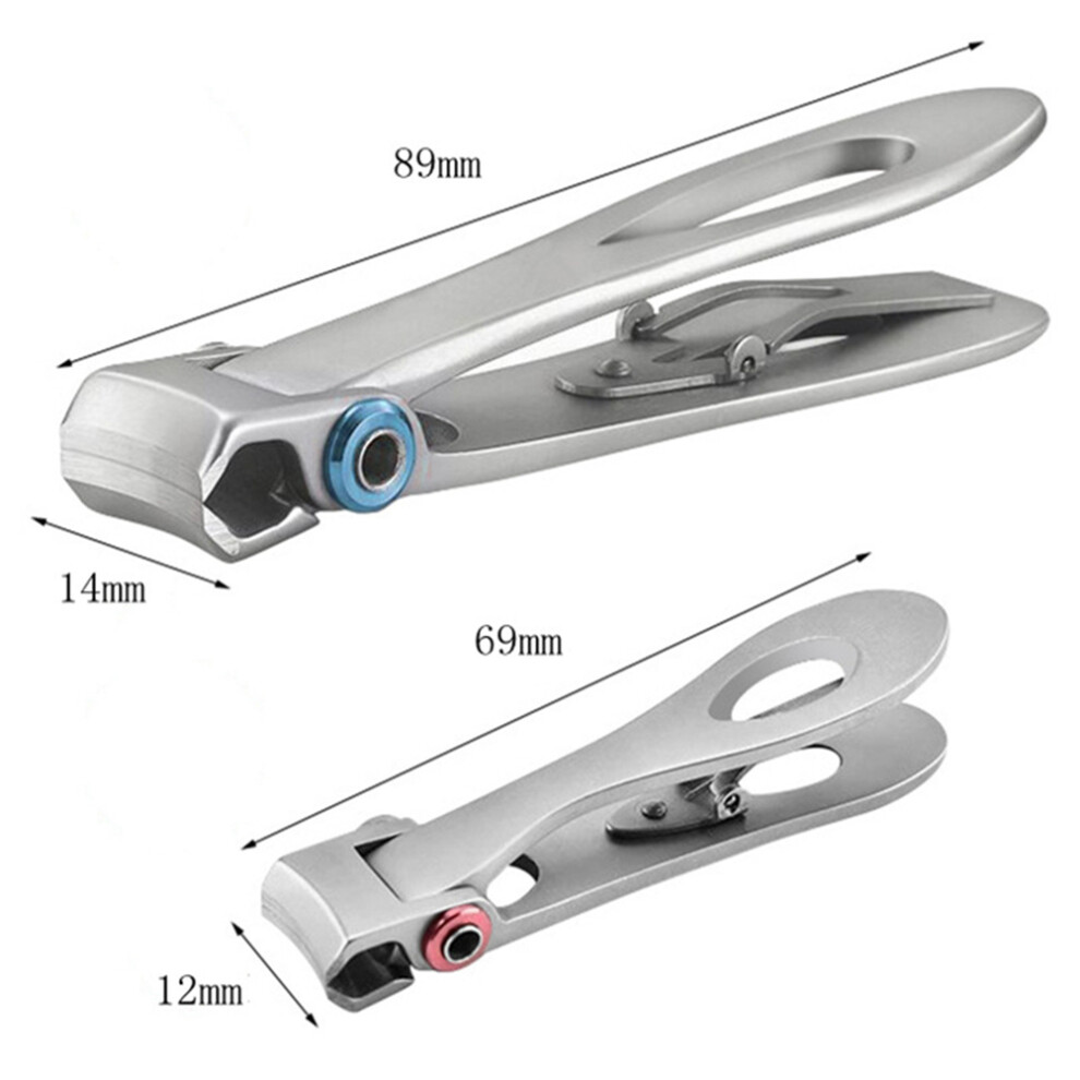 Silver/Black Heavy Duty Thick Nail Clippers 15Mm Wide Jaw,
