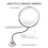 10X Magnifying Makeup Mirror with LED Light, 7-inch Rotating Cosmetic Mirror 1