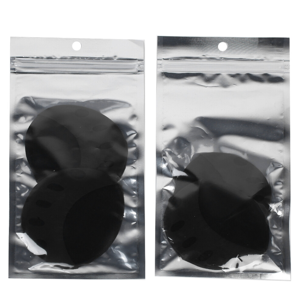 Black 2 Pairs High Heeled Shoes Breathable Forefoot Pad