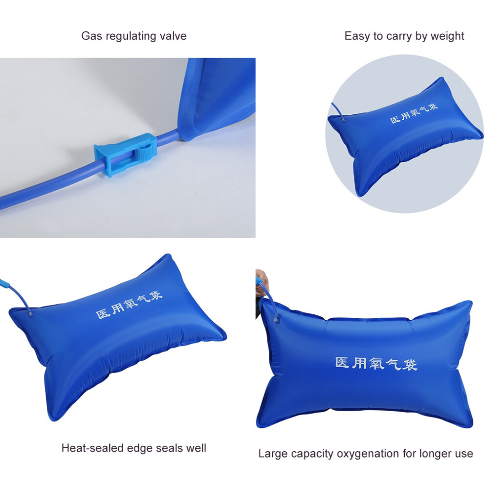 42L Portable Emergency Medical Oxygen Bag PVC Inflatable Oxygen Carry Bag