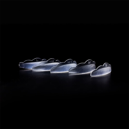 Cuscinetti in silicone per lash lift trasparenti 20g S4.5cm L4.9cm 2
