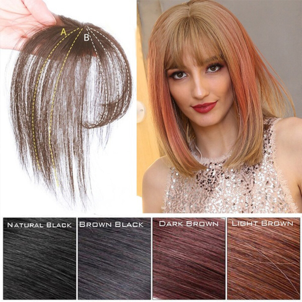 3D Air Bangs Invisible Hair Topper for Instant Volume and Style