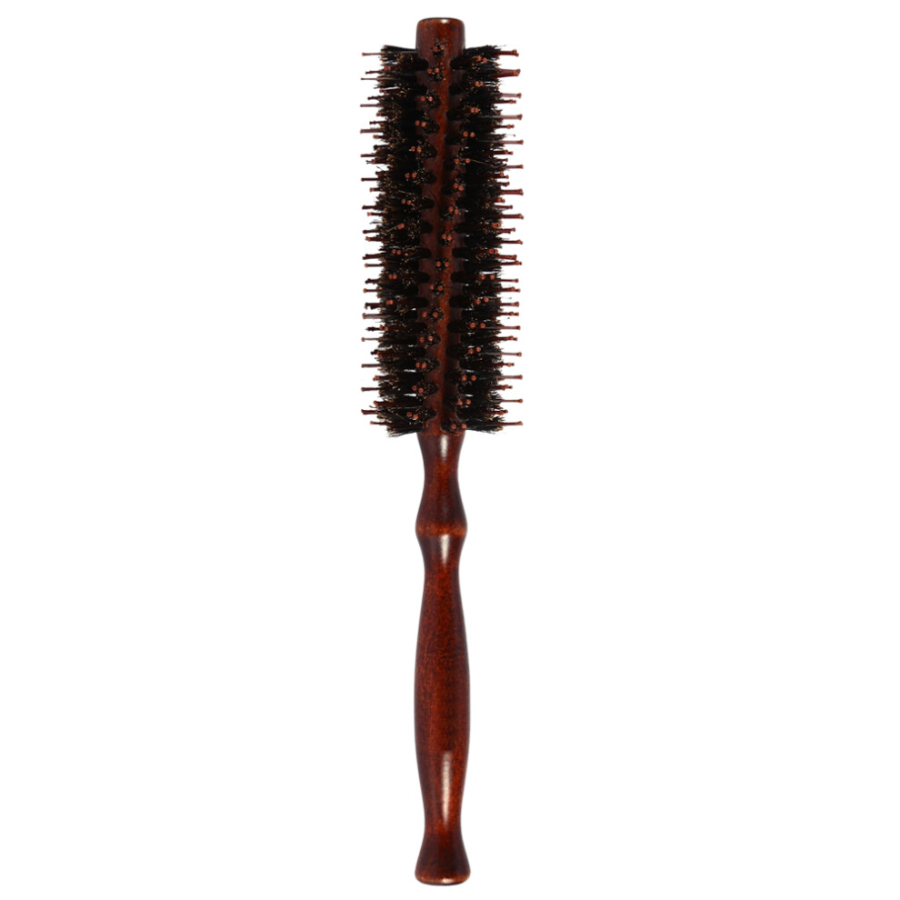 Antistatic Curling Hair Care Comb Round Wooden
