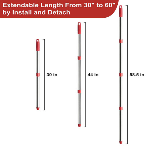 Durable Cleaning Tool With Eco-friendly Multi-purpose Pole Handle 2
