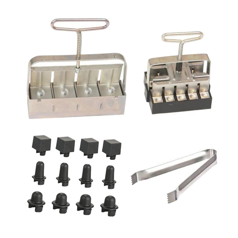 (Set C) Soil Block Maker Seed Starter Soil Tray for Greenhouse Indoor Outdoor