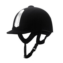 (black, 56cm) Horse Riding Helmet With Impact Resistance And Collision Prevention
