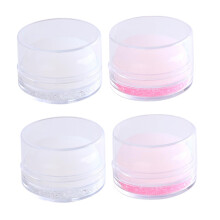 Silicone Nail Art Stampers Set of 4 for DIY Manicure Printing, Durable Tools for French Tip Design Nail Transfer Techniques