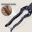 Multi-Purpose Wool Scissors with Spring Assistance, Precision Blade, Safety Lock, Comfortable Handle, Portable Tailor Scissors (Red, Size S) 3