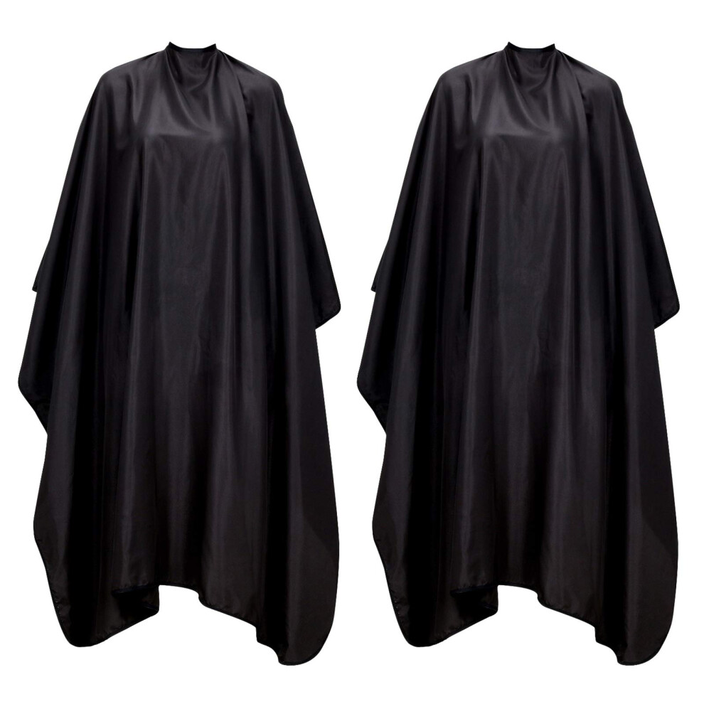 Hair Salon Capes Water-Resistant Antistatic Haircut Capes with Snap Closure 57x67 Inches Pack of 2 for Hair Cutting Styling