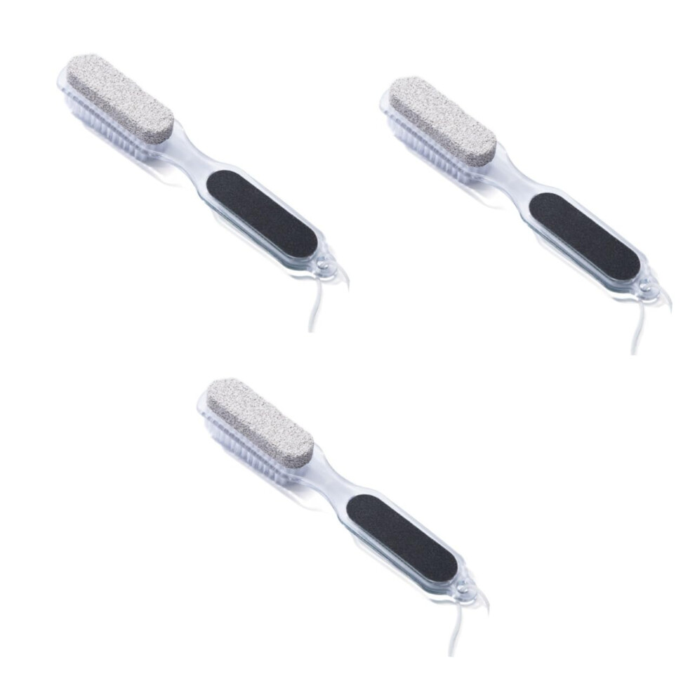 Foot Sander Pumice Stone Set - 3pcs 4 Foot Care Tools for Dead Skin Removal, Scraper, and Exfoliation