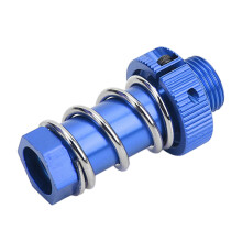 Aluminiumlegiertes RC-Auto-Lenkungssäulen-Servosicherungsrohr für Arrma 1/8 Fernsteuerung Upgrade-Zubehör Blau