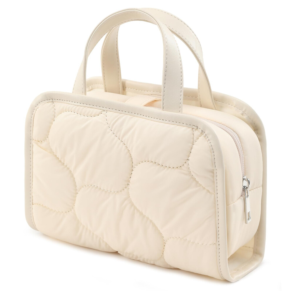 Cosmetic Bags Travel Makeup and Toiletry Bag for Girls, Waterproof Zipper Pouches for Organizing and Airline Travel