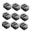 30pcs Black Makeup Pencil Sharpener Double Hole Mini Tool for Eyebrow Lip Liner Eyeliner Portable Easy Use 1