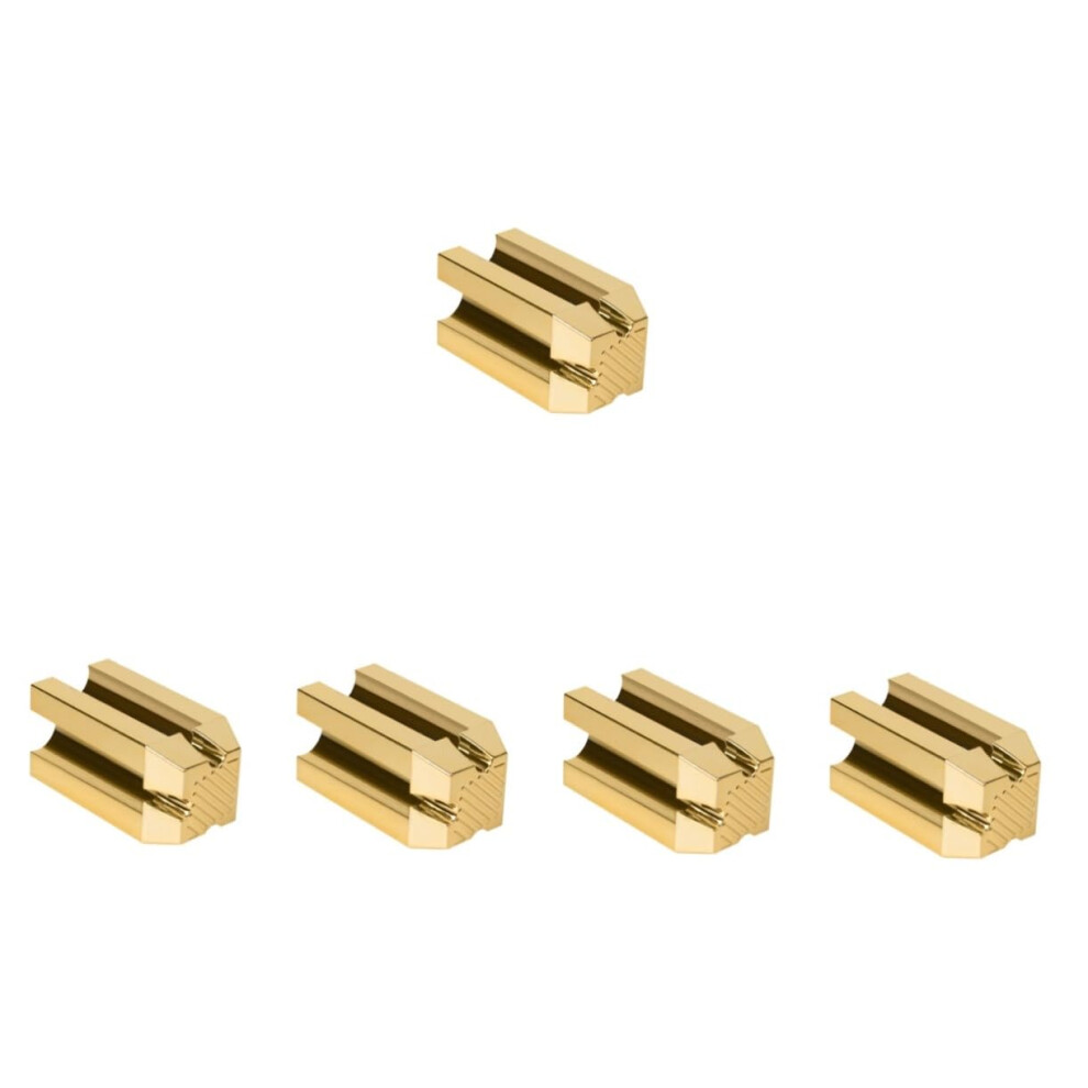 Eyebrow Pencil Sharpener Set of 5, Dual-Slot Cosmetic Pencil Sharpener for Eyebrow Liner and Trimming Tools