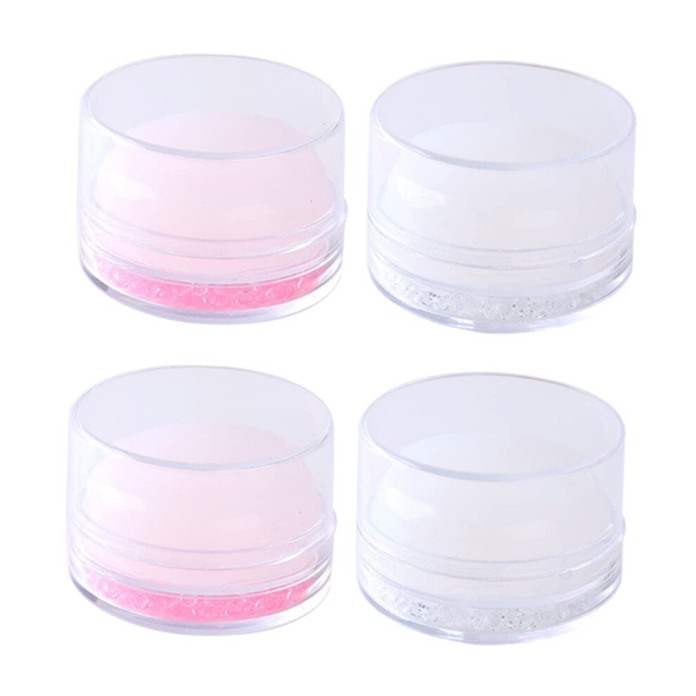 Nail Stamping Plates Set 4pcs with Nail Art Printer Stamper and Polish for Professional Manicure Designs