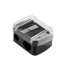 Cosmetic Pencil Sharpener Tool Set 30pcs Double Hole Mini Sharpener for Eyebrow Lip Liner Eyeliner Pencils