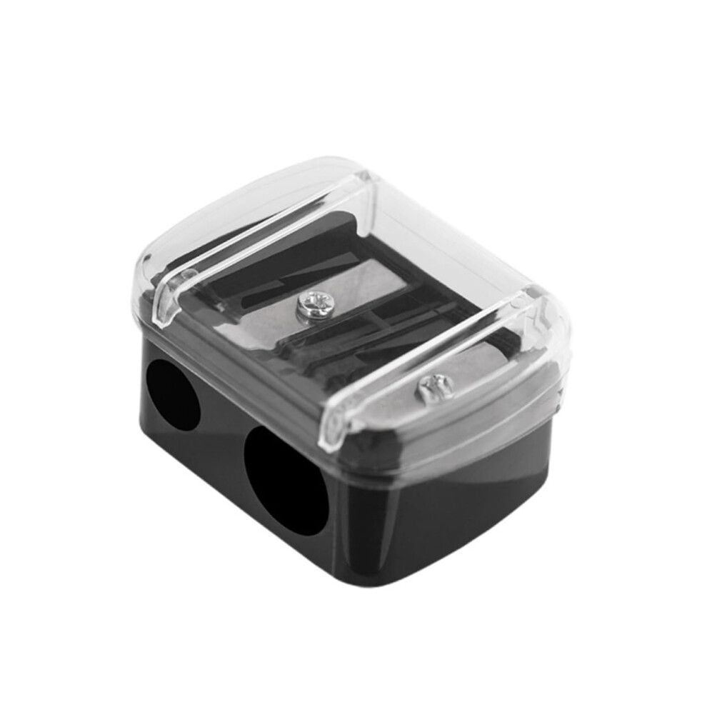 Cosmetic Pencil Sharpener Tool Set 30pcs Double Hole Mini Sharpener for Eyebrow Lip Liner Eyeliner Pencils