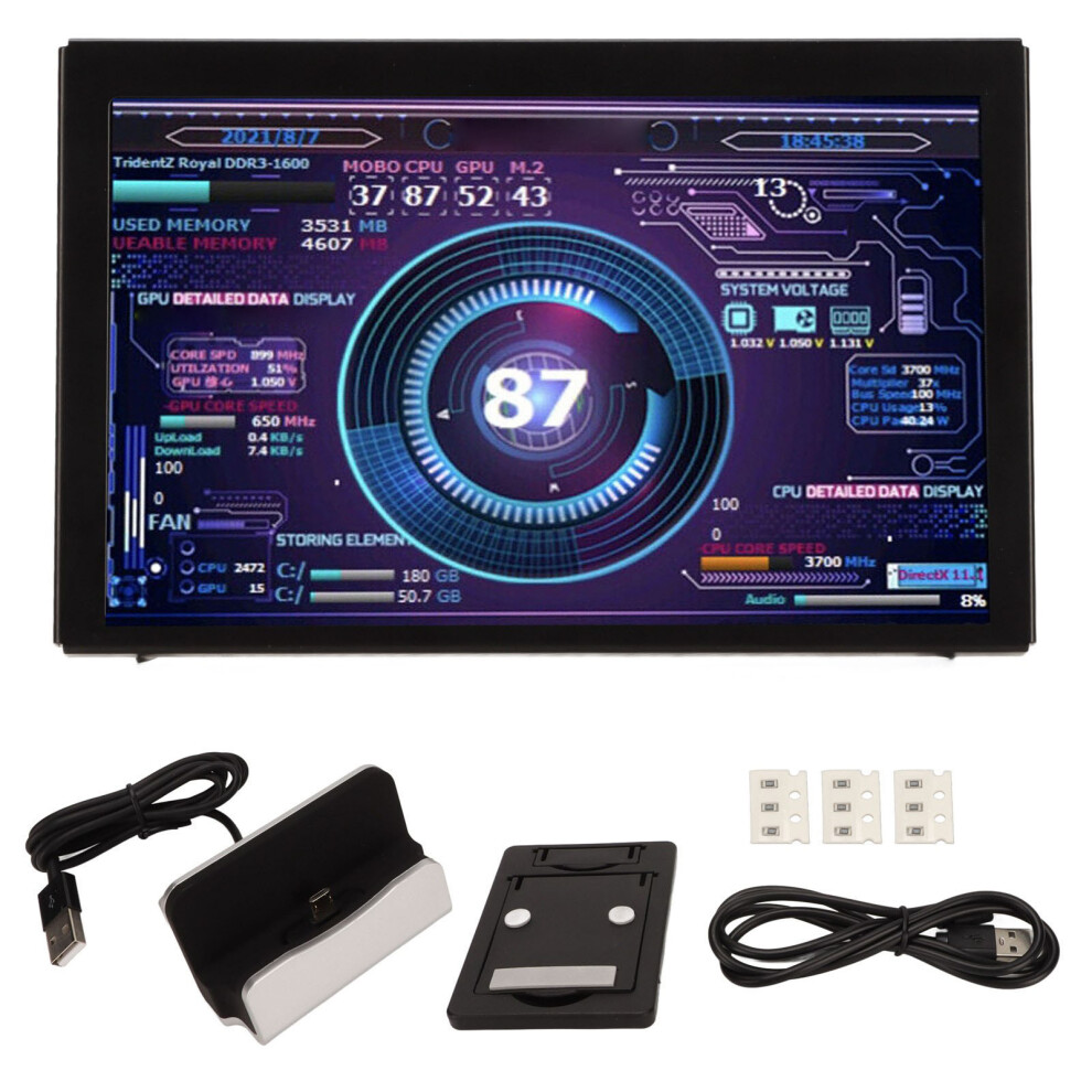 5In Ips Computer Temp Display Usb Mini Screen For 9387669035187