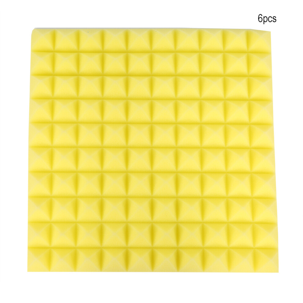 50*50*5Cm 6Pcs Pyramid Shape Sound Absorbing 9387669035729