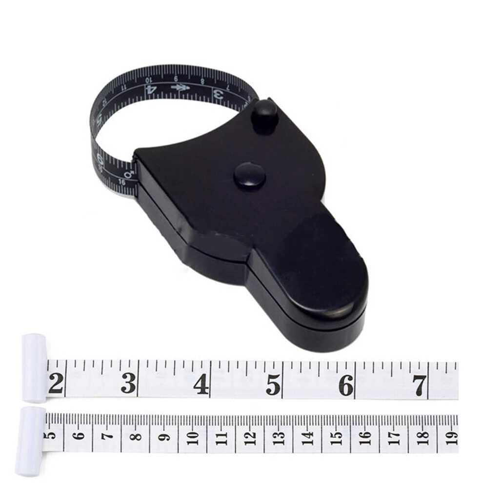 Measuring Tape Automatic Retractable Body Measuring Tape 150Cm Metric Centimeter Sewing Ruler Tool Black 6482260715520