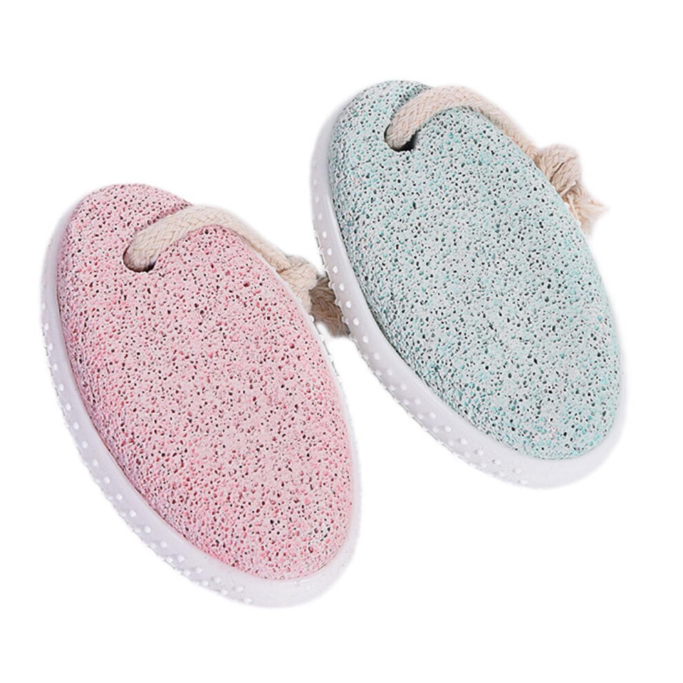 Oval Pumice Stone Foot Scrubber for Dead Skin Removal, Natural Lava Rock Foot File, Ergonomic Design, Durable Material