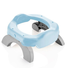 Babyjem Portable Baby Potty Seat For 1+ Year Old, Color |Functions as potty or toilet seat adaptor - Blue