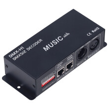 3 Channel DMX LED Decoder Controller, 12-24V 12A for Bars & Hotels