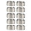 10 Pcs Stainless Steel Washer Spacer Set 15mm Outer 12mm Inner Diameter 13
