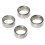 10 Pcs Stainless Steel Washer Spacer Set 15mm Outer 12mm Inner Diameter 1