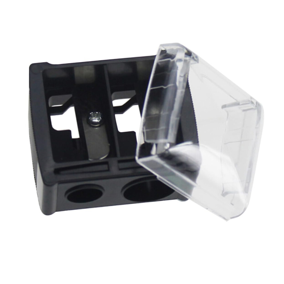 Mini Eyebrow Pencil Sharpener 30pcs Set Double Hole Design for Lip Liner Eyeliner Travel-Friendly and Easy to Use