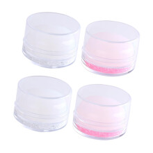 Nail Art DIY Stamper Tool Set - 2 Sets of 4 Silicone Nail Stamping Tools for Girls, Easy to Use, Perfect for Designs