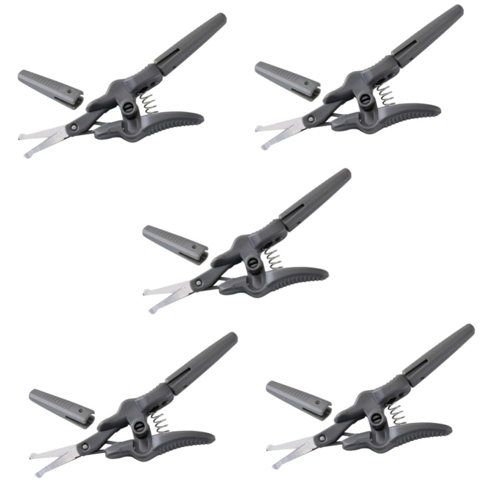 5pcs Facial Hair Scissors Set for Women Eyebrow Trimmers Nose Hair Scissors Stainless Steel Precision Grooming Tools