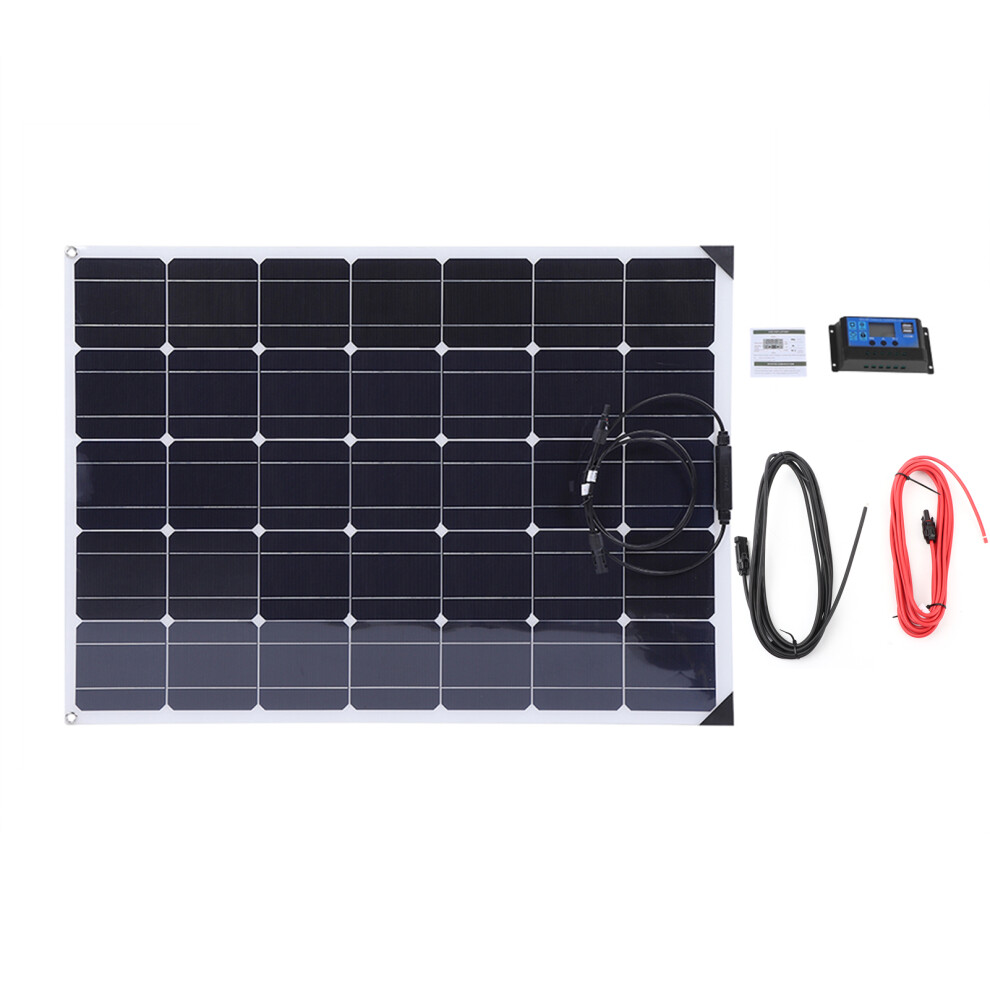 150W Flexible Solar Panel 20A Solar Controller 10M 9387669050708