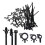45Pcs Push Mount Kabelbinder mit Auto Draht Routing Clips Universal Fitment Self Locking Fastener 1
