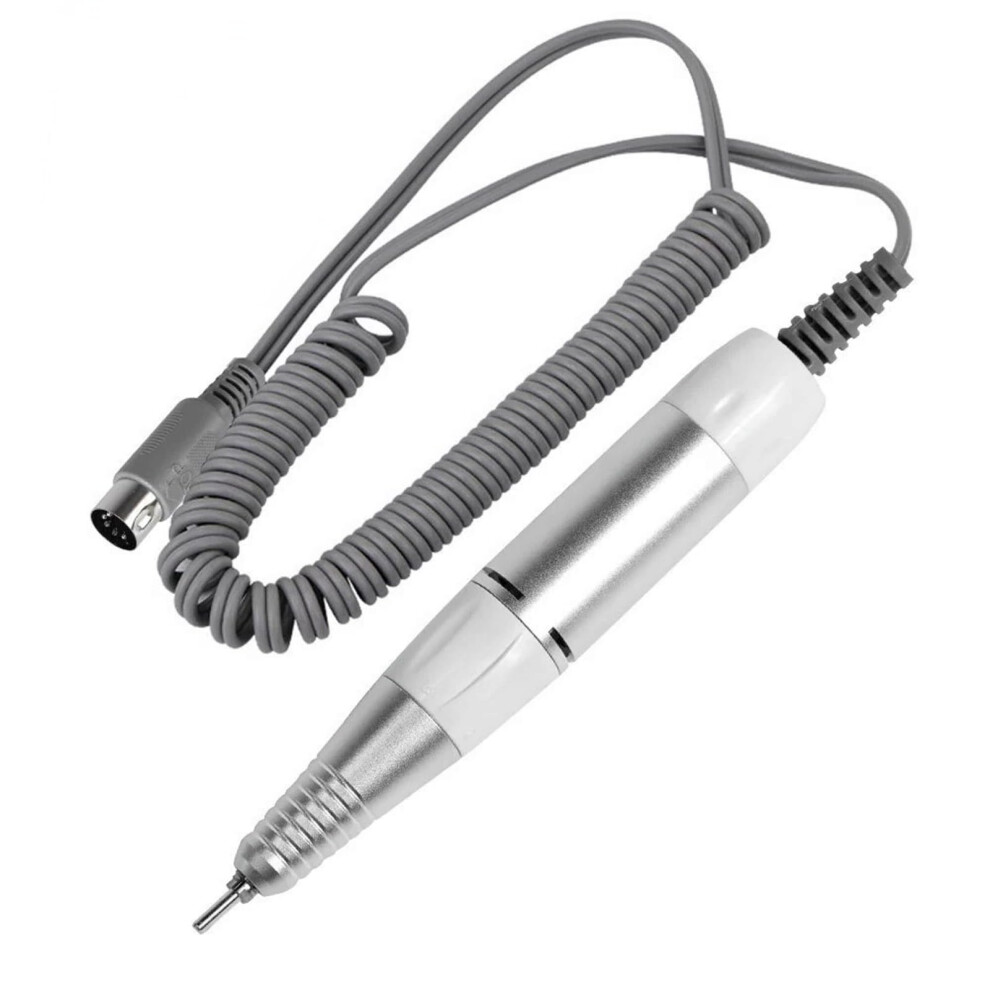 White Nail Drill Electric Handpiece For Manicure And Pedicure, Nail Polishing Machine With Sanding Function For Acrylic Nails