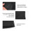 Breathable Waterproof Polyester Speaker Grill Cloth 140x91cm Black 10