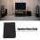 Breathable Waterproof Polyester Speaker Grill Cloth 140x91cm Black 11