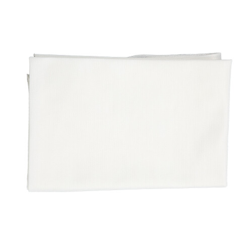 Waterproof Breathable Polyester Speaker Grill Mesh Cloth Dustproof White 1