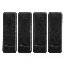 Lot de 4 pièces de rechange en plastique pour barres de toit de voiture, pièces extérieures, moulage,