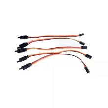 5 stuks 100mm/150mm/200mm/300mm platte verlengkabel voor servokabel met veiligheidsslot voor RC Futaba