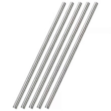 5 Stück 6 x 200/250/300 mm 304 Edelstahl-Rundstab, korrosionsbeständig, massiver Rundstab für Getriebe