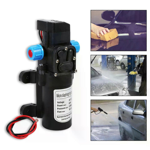 12V högtrycks 116Psi självsugande campingbåt membranpump högtryck