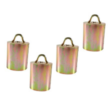 Retro Decorative Cattle Bells 4 Pack Heavy Duty Farm Animal Safety Bells Vintage Style Metal Design