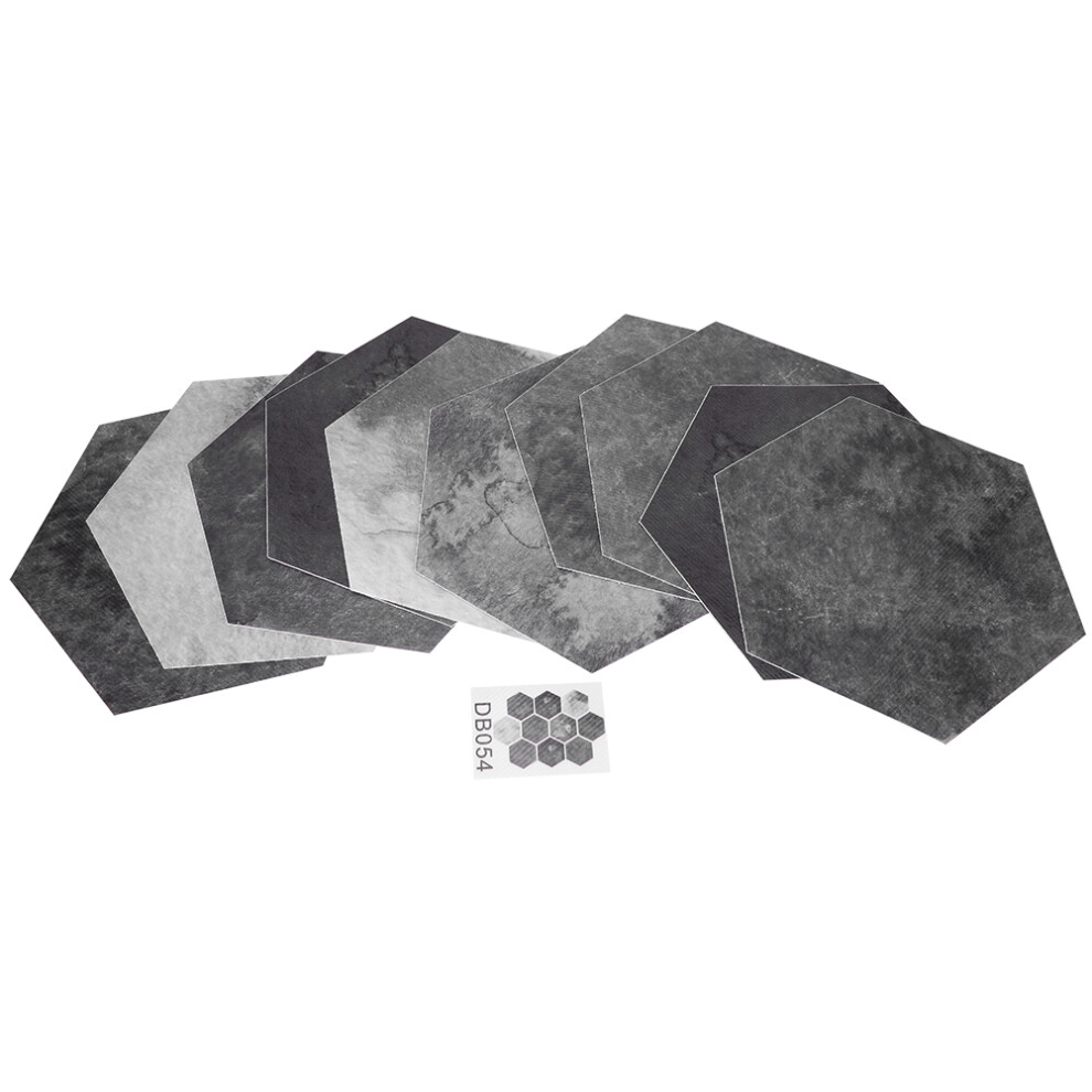 10Pcs Simulation Hexagonal Unique Pattern