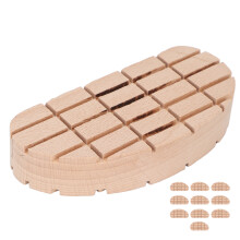 10 Stück Holzpferdehufpolster wasserdichtes, atmungsaktives Hufpflegepads für Kühe und Pferde