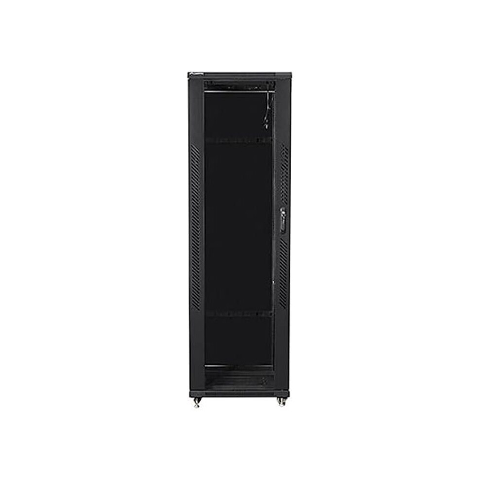 Lanberg Armario Rack FF01-6642-12B Negro 19'/48.26CM 42U IP20 600X600X2055MM Hasta 800KG De Carga Accesorios Montaje-image