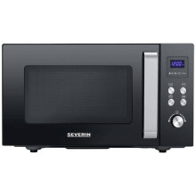 Severin MW 7763 Micro-ondes noir, acier inoxydable 900 W fonction grill