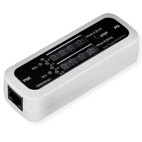 Tester POE en línea - TRENDNET TC-NTP1 - Negro - Cableado - Digital